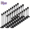Ece Set/12-Piece Set Metal Candlesticks, Suitable For Centerpieces, Dinner Photo Props, Wedding Anniversary Birthday Atmosphere Arrangement, Dining Table Living Room Home Decoration, Halloween Christmas New Year Decoration (Candles Not Included) CXVT